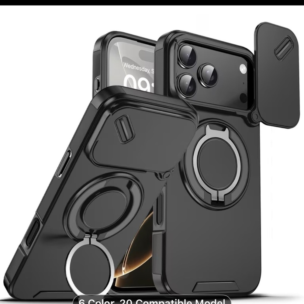 New! Never used. Black iPhone 15 Pro Protective Phone Case